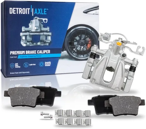 Miniatura 39 de Detroit Axle - Pastillas de Freno Delantero Izquierdo Reemplazo de Pinza de Disco para Dodge Ram 1500 Dakota Mitsubishi Raider - Juego de 3 piezas