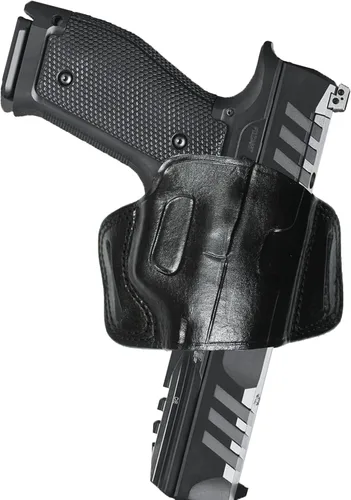 Miniatura 13 de YT HOBBY Funda para pistola de cuero hecha a mano con deslizamiento rápido en la cintura OWB Marrón - mano derecha