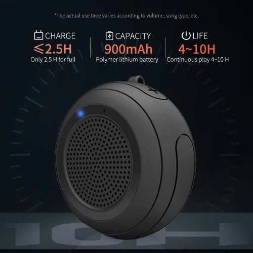 Miniatura 4 de CYBORIS Pequeño altavoz Bluetooth flotante – IPX7 impermeable, a prueba de golpes y portátil, mini altavoz inalámbrico para exteriores con micrófono