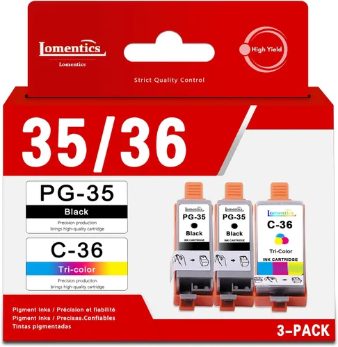 Miniatura 19 de PFI-030 - Cartucho de tinta de 1.9 fl oz (5 unidades, negro mate, negro, cian magenta amarillo) Lometic compatible con PFI-030MBK PFI-030BK PFI-030C