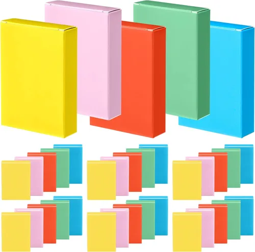 Miniatura 8 de Jexine 50 cajas de cartas de juego vacías, estuche para cartas a granel, organizador de almacenamiento, caja de tablero de béisbol