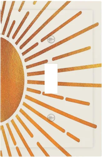 Miniatura 25 de Divertidas Cubiertas de Interruptor de Luz de Tiburón Azul del Océano Mujer Nadando 1 Gang Placa de Pared de Palanca Individual Cubierta Decorativa