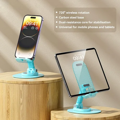 Miniatura 5 de Soporte plegable para teléfono de escritorio, soporte para teléfono en el escritorio compatible con iPhone 15, 14, 13 Pro Max Mini, adecuado