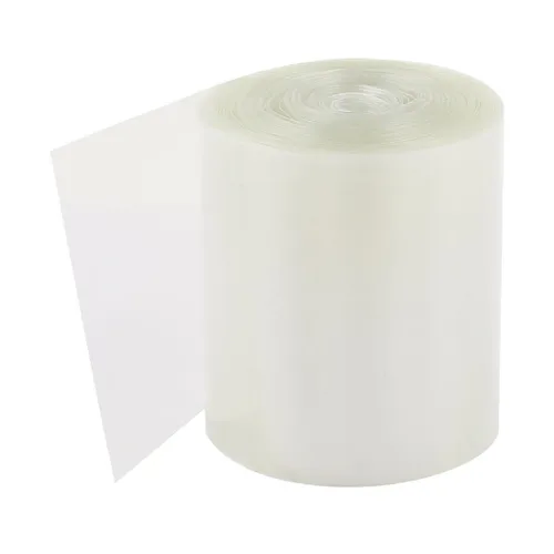 uxcell Tubo termorretráctil de PVC de 3.346 in de ancho transparente 16.4 ft para paquete de baterías 18650