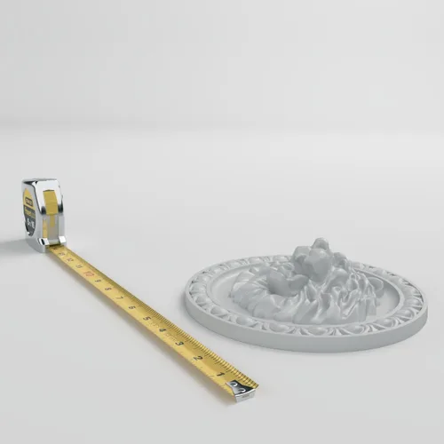 Miniatura 6 de Ekena Millwork ROS08X08LI Roseta de León, 7 3/4"OD x 2"P, imprimado