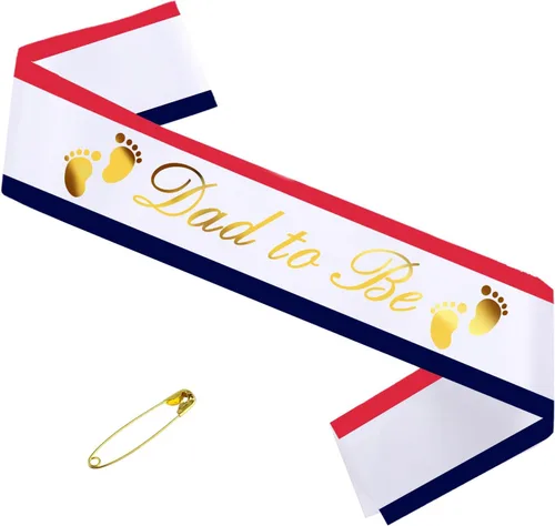Banda para mamá con bandera de colores de Estados Unidos; paquete de bandas para baby shower, recuerdos, suministros para mamá revelación de género;