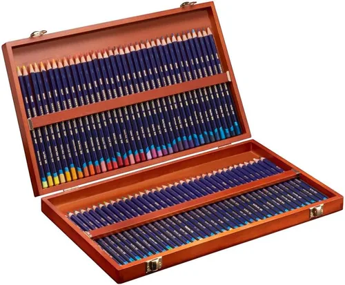Miniatura 2 de Derwent Inktense Wash Set, juego incluye 8 lápices Inktense, 1 pulverizador, 1 pincel de agua, 1 pincel de pintura, núcleo redondo premium de 4mm
