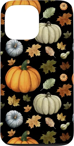 Miniatura 23 de iPhone 16 Falling Leaves Autumn and Pumpkin Happy Fall Case
