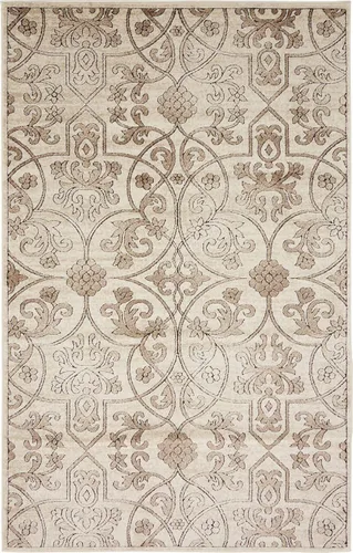 Miniatura 24 de Unique Loom Rushmore Collection - Alfombra de área Washington (2 pies x 5 pies 1 pulgada, beige oscuro/beige)