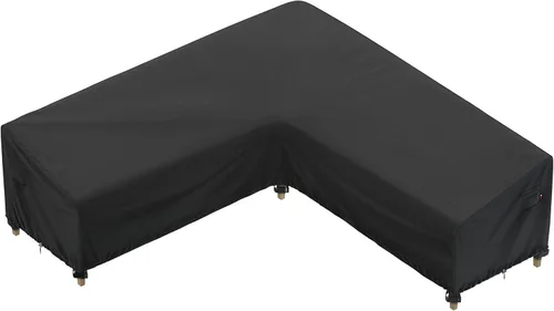 iBirdie Funda modular para exteriores para sofá seccional de 100 x 100 pulgadas, 98 x 98, 96 x 96 en forma de L, para sofá de patio impermeable y a