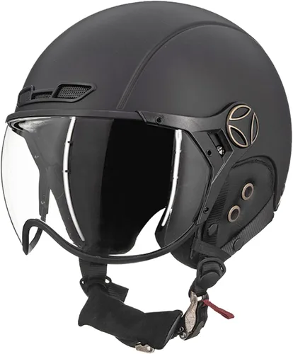 Miniatura 8 de ILM Casco de bicicleta para adultos, casco de esquí, snowboard para hombres y mujeres, con visera extraíble, orejeras ASTM CPSC y CE Z102