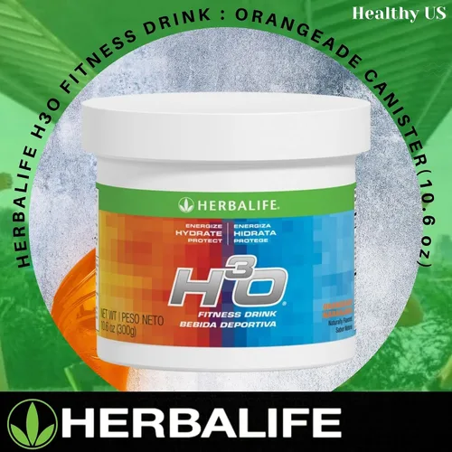 Miniatura 3 de Herbalife H³O Fitness Drink: recipiente de Orangeade de 10.6 oz (300 g), mezcla de carbohidratos para energía inmediata, energiza, hidrata, protege