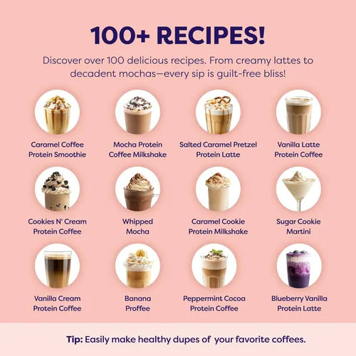 Miniatura 8 de Crema de café con proteína de avellana - Colágeno de ternera alimentada a pasto - Soporte para cabello, piel y uñas, MCTs que aumentan la energía