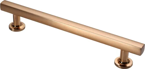 Alzassbg Paquete de 10 tiradores de gabinete de bronce champán, manijas de gabinete doradas de 6 pulgadas, accesorios de cocina, manija de barra