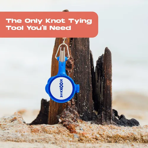 Miniatura 7 de HOOK-EZE Herramienta para atar nudos de pesca Protege de los anzuelos de pescado Ata nudos de pesca fácilmente Gadgets geniales para Naranja
