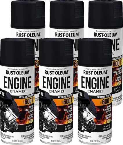 Miniatura 30 de Rust-Oleum 366437 Pintura en aerosol de esmalte para motor, 11 oz, Cast Coat Iron, (paquete de 1)