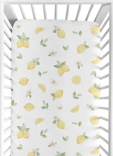 Miniatura 13 de Sweet Jojo Designs Sábana bajera para cuna de bebé 100% algodón (hojas florales bohemias) para niñas y niños, guardería infantil, habitación
