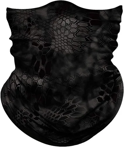 Miniatura 27 de Obacle Máscara Facial Sin Costuras Rave Bandana Hombres Mujeres para Protección contra Polvo Sol Viento Negro Puro Púrpura