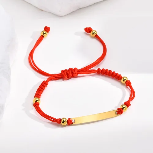Miniatura 44 de Pulsera de barra para bebé: chapado en oro de 18 quilates, pulsera con placa de identificación personalizada para niños pequeños de mamá, nombre