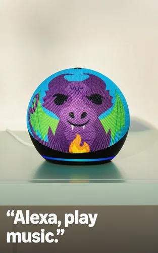 Miniatura 3 de Echo Dot Kids (5.ª generación, modelo de 2022) Dragon con Echo Glow