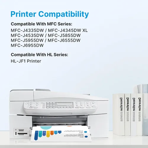 Miniatura 2 de LC406XL - Cartuchos de tinta compatibles con Brother lc406 LC406XL LC 406 XL para impresora Brother MFC-J4335DW MFC-J5855DW MFC-J6555DW MFC-J4535DW