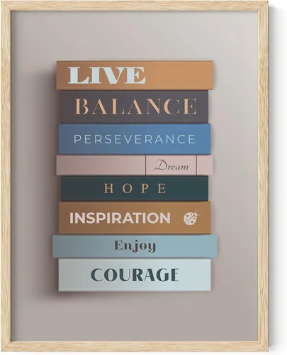 Miniatura 50 de HAUS AND HUES Mindset is Everything - Pósteres motivacionales para pared, póster motivacional para oficina, aula, impresiones artísticas
