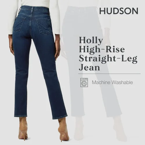Miniatura 3 de HUDSON Holly Jeans de pierna recta de talle alto para mujer