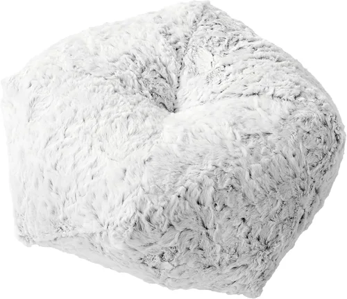 Miniatura 26 de Sorra Home Sutherland Dove Puf redondo para interiores, 20 pulgadas de ancho x 20 pulgadas de profundidad x 18 pulgadas de alto Paloma