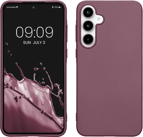 Miniatura 86 de kwmobile Funda compatible con Samsung Galaxy A23 4G / 5G - Funda de silicona TPU metálica suave y delgada - Rojo oscuro metálico
