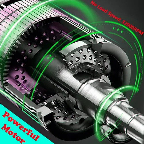 Miniatura 6 de Herramienta de enrutador para carpintería, enrutadores de palma compactos de 32.000 RPM, enrutador de recorte con 6 brocas de madera, pinzas de 1/4