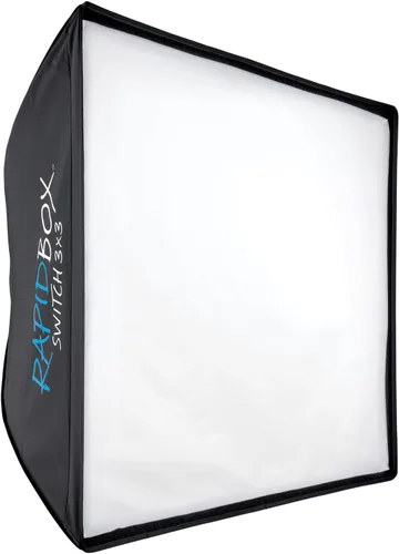 Westcott Interruptor rápido de 3 x 3 – para estudio de fotografía portátil y caja de luz Octabox en el lugar – Compatible con múltiples marcas de