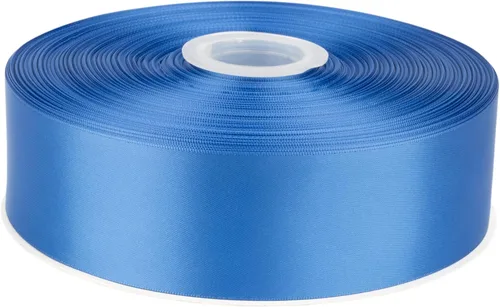 Miniatura 73 de Cinta de satén de doble cara de 1-1/2 pulgadas x 100 yardas, cinta de poliéster negra para envolver regalos, decoración de boda, arreglos florales