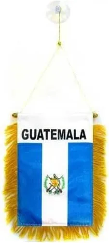 Miniatura 2 de AZ FLAG Mini banner de Costa Rica de 6 x 4 pulgadas, banderín costarricense de 5.9 x 3.9 in, mini pancartas de 4 x 6 pulgadas con ventosa