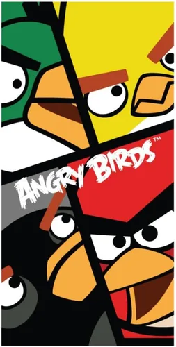 Miniatura 2 de Collectibles Angry Birds - Toalla de baño de algodón súper suave, 60 x 30 pulgadas, (producto 100% oficial) por Franco