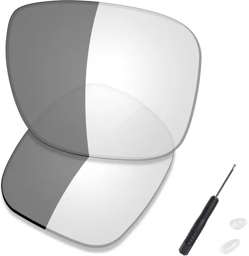 Miniatura 35 de SAUCER Premium Replacement Lenses & H20 Screwdriver & Nose Pieces for Oakley Holbrook Metal OO4123 UV400 Protection
