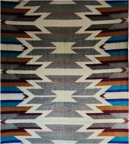 Miniatura 4 de Manta de lana de alpaca XXL Transpirable hipoalergénica ultra suave Grande cálida tradicional hecha a mano 85 x 80 pulgadas No raya ni pica