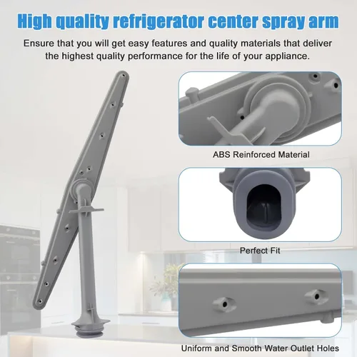 Miniatura 4 de 5304506740 (AP6036364) Brazo rociador para lavavajillas, conjunto de brazo de lavado central compatible con Frigidaire, lavavajillas Ikea reemplaza