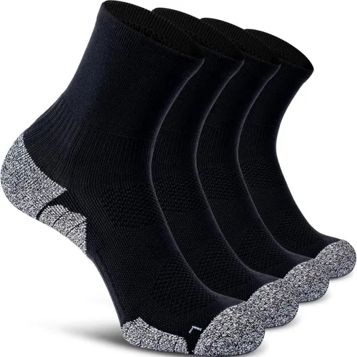 Miniatura 34 de CWVLC Calcetines deportivos de compresión acolchados para hombres y mujeres