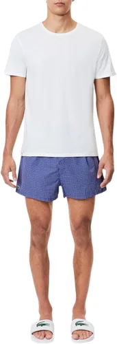 Miniatura 6 de Lacoste Camiseta interior de cuello redondo 100% algodón de ajuste regular para hombre, paquete de 3
