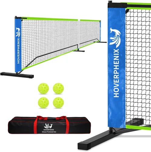 Miniatura 10 de Portable Pickleball Net - 22FT Regualtion Size Pickle Ball Net，Weather Resistant Steady Steel Frame and Carry Bag for Indoor, Outdoor, Driveway