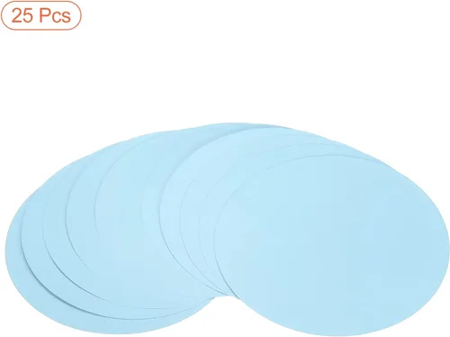 Miniatura 42 de PATIKIL Papel de cartón redondo de 5.9 pulgadas, 25 unidades de círculos de disco en blanco para decoración de fiestas, manualidades, manualidades