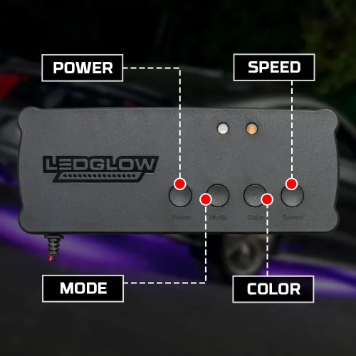Miniatura 5 de LEDGlow kit de 10 luces ledes multicolor para bajos e interiores de auto