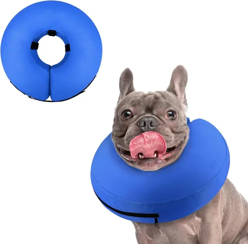 Miniatura 11 de Supet Cono Inflable para Perro para Perros Grandes, Medianos y Pequeños, Collar de Cono Suave para Perros y Gatos, Collar EC para Cuello de Perro