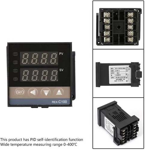 Miniatura 3 de REX-C100FK02-M* AN PID controlador de temperatura digital Salida de relé termopar tipo K, termostato