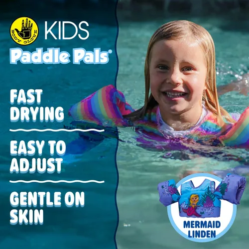 Miniatura 6 de Body Glove Paddle Pals Learn to Swim Life Vest, One Size 33-55 LBS