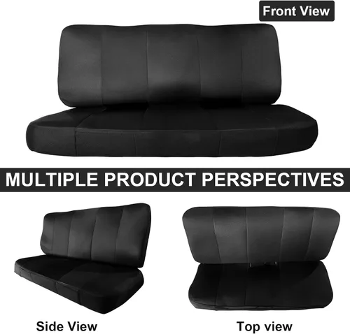 Miniatura 5 de Fundas de asiento de banco de ajuste personalizado de repuesto para Ford F100 F150 F250 Series 1969-1996 sin reposacabezas, tela de malla de aire