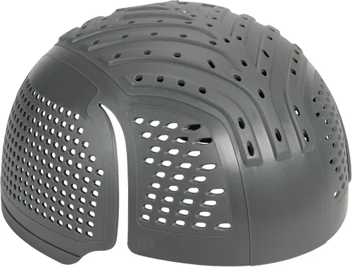Inserto universal de tapa de parachoques Ergodyne Skullerz 8945F(x) con ventilación extra, se ajusta a cualquier gorra de béisbol, carbón