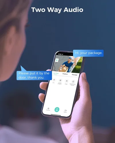 Miniatura 8 de 【12MP Ultra HD】 Sistema de cámara de seguridad PoE Hiseeu de 12MP, 8 piezas de cámaras de seguridad de 12 MP, vista amplia de 121°, audio de 2 vías