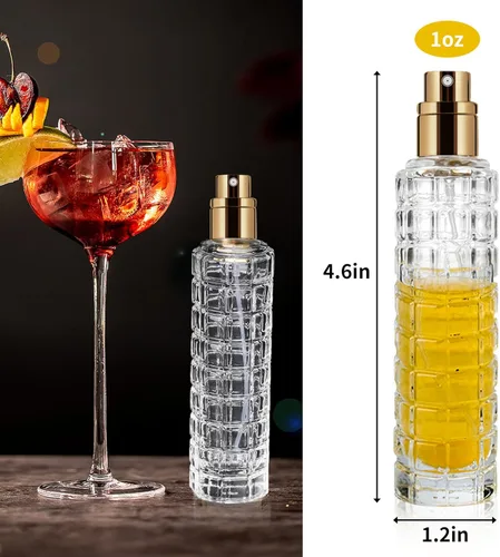 Miniatura 3 de Pulverizador atomizador de cóctel – 1 oz / 1.0 fl oz, botella de spray para cócteles pulverizador portátil recargable de perfume