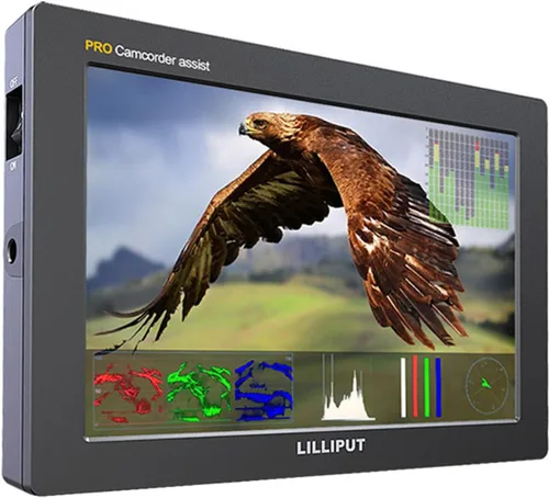 LILLIPUT VIVITEQ - Monitor de campo Q7 Pro de 7 pulgadas, diseño delgado de metal de 1920 x 1200, con HDR 3D-LUT SDI/HDMI, conversión cruzada, forma